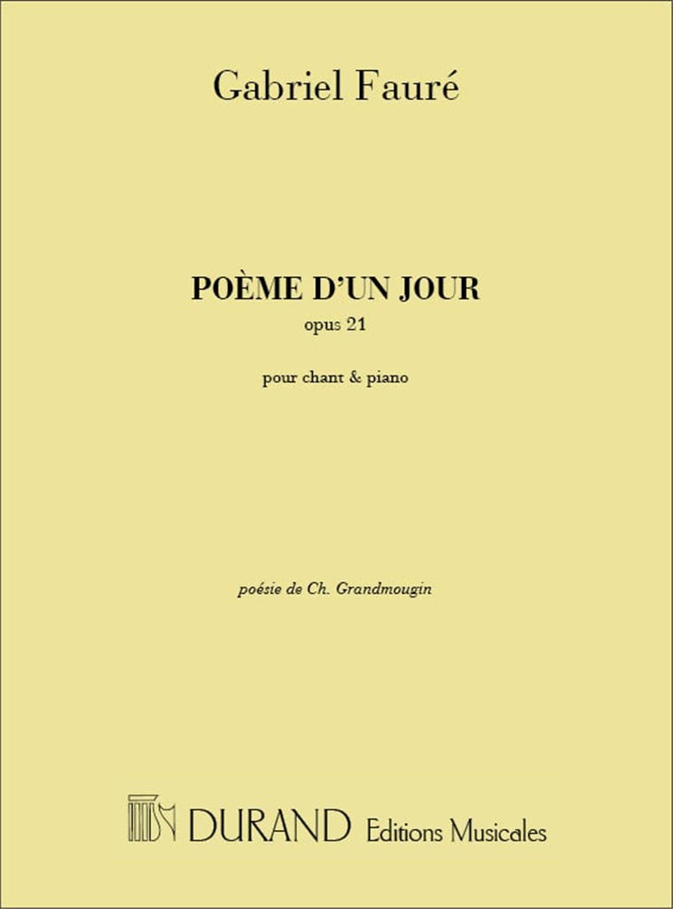 Poeme D'Un Jour Mezzo-Piano (Fr.Seul)